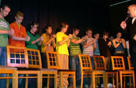 university hypnotist show